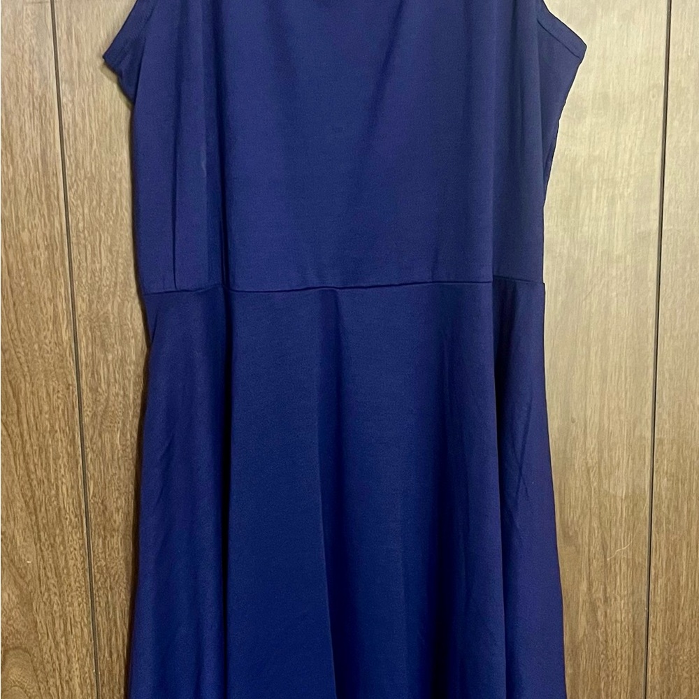 LuLaRoe Women's Midi Dress - Deep Blue